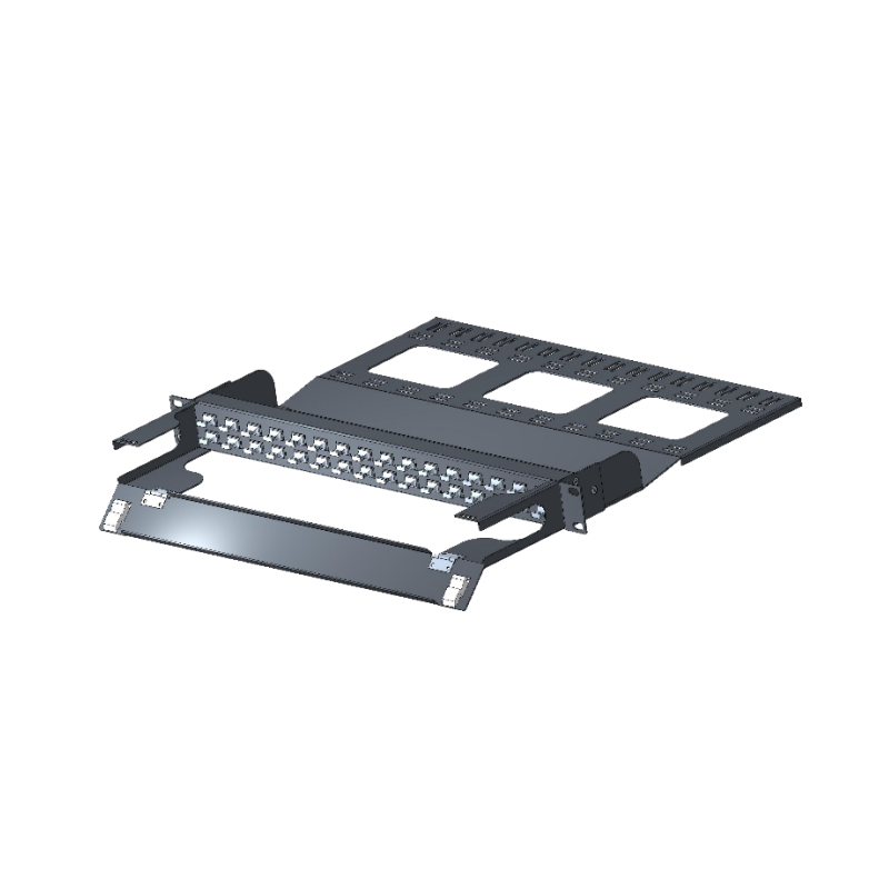 S19 inch Subrack 1RU for 32/64 Port MPO Patch Panel