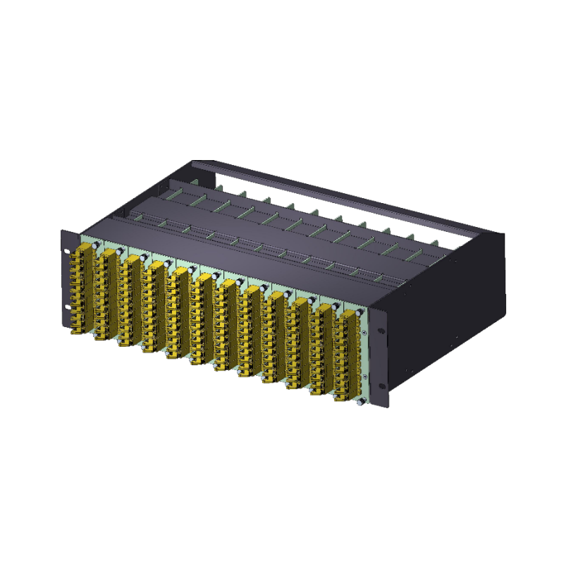 S19 inch Subrack 3U for 12 units of 7HP Plug in Modules 